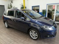 USED 2011 61 SEAT ALHAMBRA 2.0 CR TDI SE LUX DSG 5d 140 BHP TOP OF THE RANGE 7 SEATS SAT NAV PANORAMIC SUNROOF LEATHER HEATED SEATS REAR VIEW CAMERA  3 OWNERS EXCELLENT SERVICE HISTORY