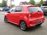 USED 2021 21 KIA PICANTO 1.0 GT-LINE 5d 66 BHP Finished in CHILLI RED  with HEATED BLACK LEATHER Trim. This is an excellent Top of the Range small car for the money. High quality and neatly designed interior. Great to drive and cheap to run. Also offers plenty of space for passengers with 5 doors. Features include DAB RADIO, Apple Play, Leather Trim, Rear View Camera, Alloys, B/Tooth, Power folding mirrors and much more. Serviced at 2930 miles, 6352 miles, and on arrival at 12584 miles.
