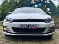 USED 2016 16 VOLKSWAGEN SCIROCCO 1.4 GT TSI BLUEMOTION TECHNOLOGY 2d 123 BHP RARE 2016 VW SCIROCCO GT BLUEMOTION TECH TSi 3DR - 1 FORMER KEEPER - FULL SERVICE HISTORY - SATELLITE NAVIGATION - 1/2 LEATHER SPORTS INTERIOR - 18 INCH GLOSS BLACK UPGRADE ALLOYS
