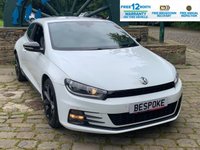 USED 2016 16 VOLKSWAGEN SCIROCCO 1.4 GT TSI BLUEMOTION TECHNOLOGY 2d 123 BHP RARE 2016 VW SCIROCCO GT BLUEMOTION TECH TSi 3DR - 1 FORMER KEEPER - FULL SERVICE HISTORY - SATELLITE NAVIGATION - 1/2 LEATHER SPORTS INTERIOR - 18 INCH GLOSS BLACK UPGRADE ALLOYS