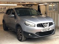 USED 2013 62 NISSAN QASHQAI 1.6 N-TEC PLUS 5d 117 BHP+PANORAMIC SUNROOF+360 CAMERA SERVICE HISTORY+360 CAMERA+NAV+PANO SUNROOF+SENSORS+CRUISE+AIRCON+1 KEY ONLY+BLUETOOTH+DAB+HPI CLEAR
