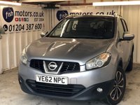 USED 2013 62 NISSAN QASHQAI 1.6 N-TEC PLUS 5d 117 BHP+PANORAMIC SUNROOF+360 CAMERA SERVICE HISTORY+360 CAMERA+NAV+PANO SUNROOF+SENSORS+CRUISE+AIRCON+1 KEY ONLY+BLUETOOTH+DAB+HPI CLEAR