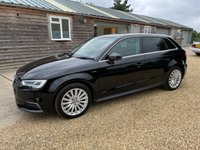 USED 2017 17 AUDI A3 1.4 SPORTBACK E-TRON 5d 101 BHP Plug-in Hybrid e-S Tronic with Charging Cables