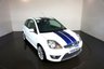 USED 2008 08 FORD FIESTA 2.0 ST 16V 3d-Here we have a future classic-2 Owners from new & only 27000 miles-Finished in Frozen white with Blue over the top stripes-Radio cd player-Aircon-half black leather upholstery-Front sports seats-17