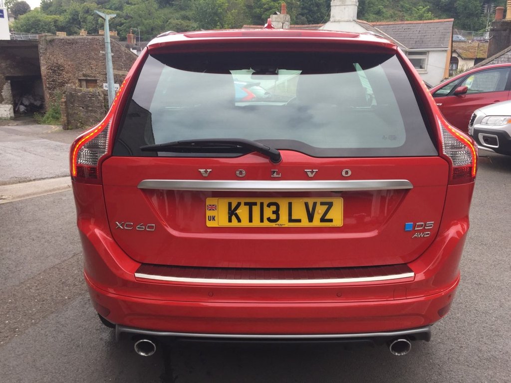 USED 2013 13 VOLVO XC60 2.4 D5 R-DESIGN LUX NAV AWD 5d 212 BHP WINTER PACK REAR SEAT ENTERTAINMENT