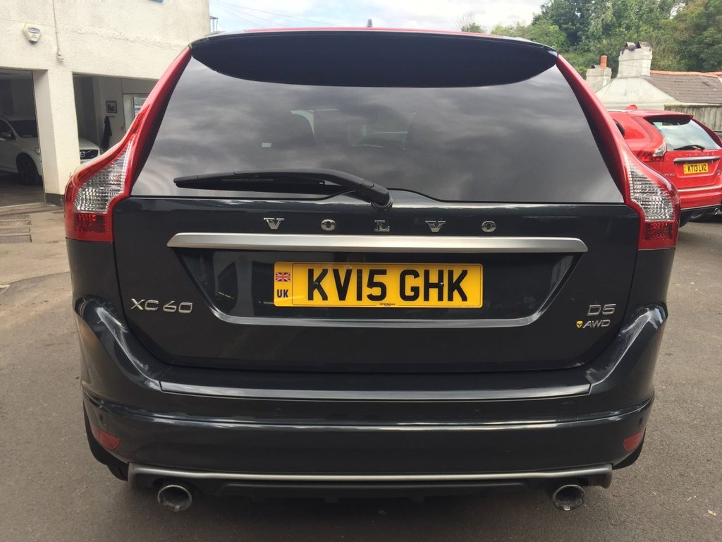 USED 2015 15 VOLVO XC60 2.4 D5 R-DESIGN LUX NAV AWD 5d 212 BHP DRIVERS SUPPORT PACK / WINTER PACK