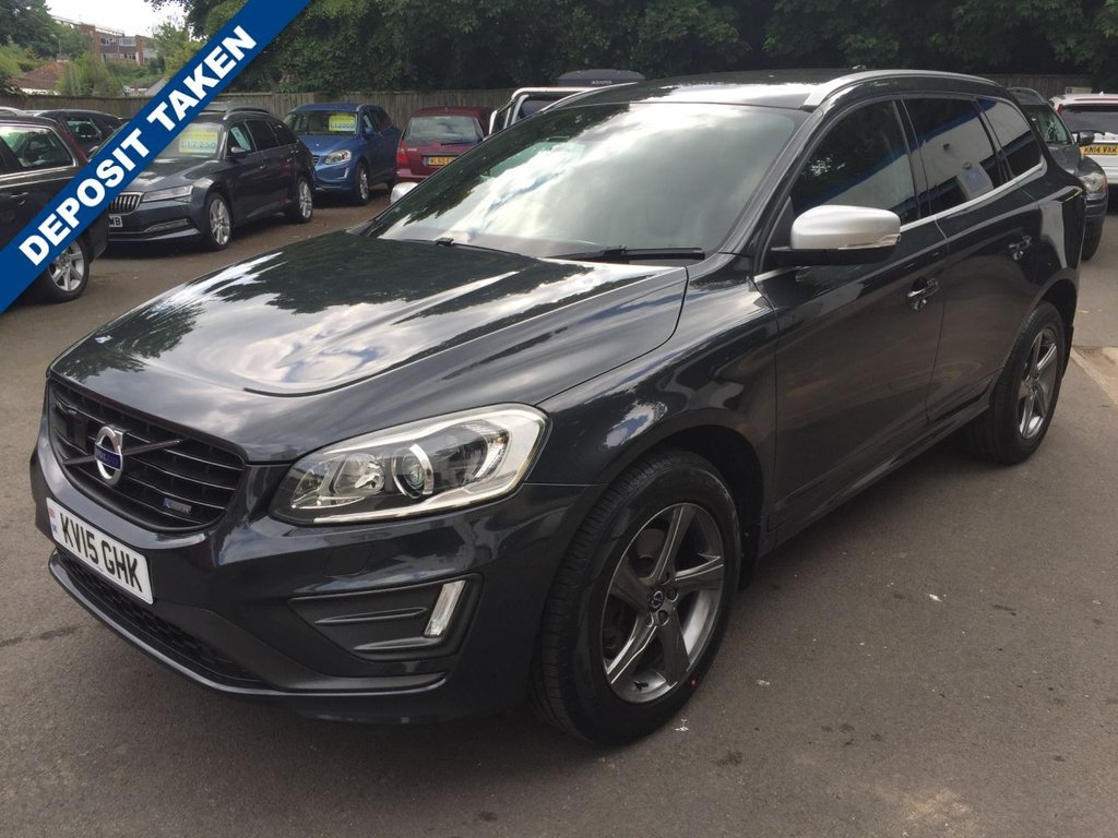 USED 2015 15 VOLVO XC60 2.4 D5 R-DESIGN LUX NAV AWD 5d 212 BHP DRIVERS SUPPORT PACK / WINTER PACK
