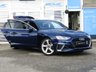 USED 2021 71 AUDI A4 2.0 TDI S LINE MHEV 4d 161 BHP Finished in NAVARRA BLUE, with contrasting BLACK SPORTS HEATED TRIM. This popular Audi Saloon has genuine good looks and a luxurious feel. Great to drive and practical with loads of room for the average sized family. Features include, 18" ALLOYS, Sat Nav, DAB RADIO, Virtual Dash, Heated Seats, Cruise Control, Blue Tooth, Parking Sensors, Tinted windows and much more. Dealer serviced at 16257 miles and on arrival at 24047 miles.