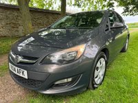 USED 2014 14 VAUXHALL ASTRA 1.7 ES CDTI ECOFLEX S/S 5d 110 BHP 2 KEYS