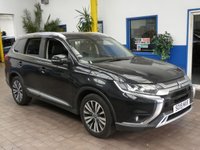 USED 2019 19 MITSUBISHI OUTLANDER 2.0 EXCEED 5d 148 BHP APP SAT NAV LEATHER HEATED SEATS 360 CAMERA CRUISE CONTROL PARKING SENSORS 1 OWNER EXCELLENT SERVICE HISTORY MITSUBISHI WARRANTY TILL AUG 2024