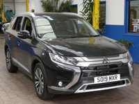 USED 2019 19 MITSUBISHI OUTLANDER 2.0 EXCEED 5d 148 BHP APP SAT NAV LEATHER HEATED SEATS 360 CAMERA CRUISE CONTROL PARKING SENSORS 1 OWNER EXCELLENT SERVICE HISTORY MITSUBISHI WARRANTY TILL AUG 2024