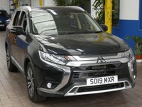 USED 2019 19 MITSUBISHI OUTLANDER 2.0 EXCEED 5d 148 BHP APP SAT NAV LEATHER HEATED SEATS 360 CAMERA CRUISE CONTROL PARKING SENSORS 1 OWNER EXCELLENT SERVICE HISTORY MITSUBISHI WARRANTY TILL AUG 2024