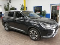USED 2019 19 MITSUBISHI OUTLANDER 2.0 EXCEED 5d 148 BHP APP SAT NAV LEATHER HEATED SEATS 360 CAMERA CRUISE CONTROL PARKING SENSORS 1 OWNER EXCELLENT SERVICE HISTORY MITSUBISHI WARRANTY TILL AUG 2024