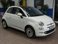 USED 2017 67 FIAT 500 1.2 LOUNGE 3d 69 BHP SUNROOF ANDROID APPLE CARPLAY CRUISE CONTROL PARKING SENSORS 2 OWNERS SERVICE HISTORY