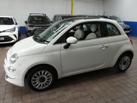 USED 2017 67 FIAT 500 1.2 LOUNGE 3d 69 BHP SUNROOF ANDROID APPLE CARPLAY CRUISE CONTROL PARKING SENSORS 2 OWNERS SERVICE HISTORY