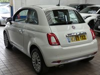 USED 2017 67 FIAT 500 1.2 LOUNGE 3d 69 BHP SUNROOF ANDROID APPLE CARPLAY CRUISE CONTROL PARKING SENSORS 2 OWNERS SERVICE HISTORY