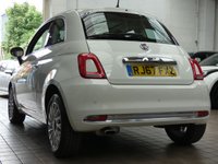 USED 2017 67 FIAT 500 1.2 LOUNGE 3d 69 BHP SUNROOF ANDROID APPLE CARPLAY CRUISE CONTROL PARKING SENSORS 2 OWNERS SERVICE HISTORY