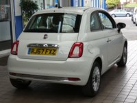 USED 2017 67 FIAT 500 1.2 LOUNGE 3d 69 BHP SUNROOF ANDROID APPLE CARPLAY CRUISE CONTROL PARKING SENSORS 2 OWNERS SERVICE HISTORY