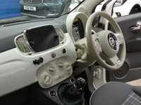 USED 2017 67 FIAT 500 1.2 LOUNGE 3d 69 BHP SUNROOF ANDROID APPLE CARPLAY CRUISE CONTROL PARKING SENSORS 2 OWNERS SERVICE HISTORY
