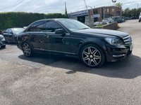 USED 2013 13 MERCEDES-BENZ C-CLASS 3.0 C350 CDI BLUEEFFICIENCY AMG SPORT PLUS 4d 262 BHP 9 MAIN DEALER SERVICES