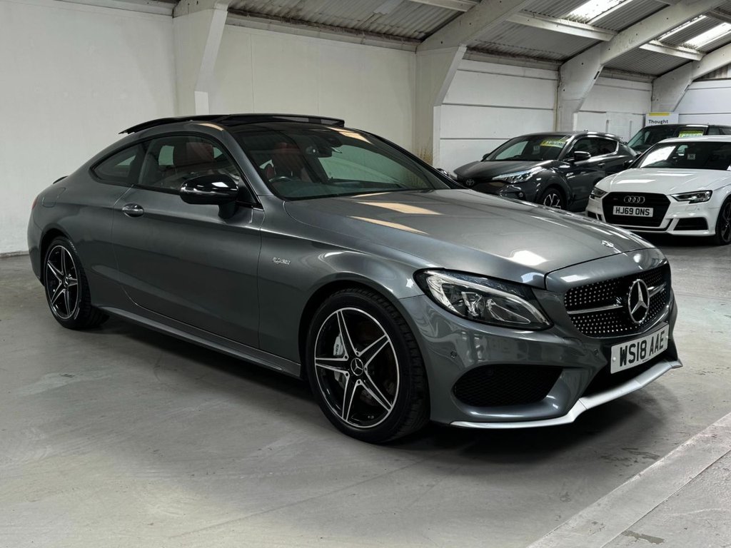 USED 2018 18 MERCEDES-BENZ C-CLASS 3.0 AMG C 43 4MATIC PREMIUM 2d 362 BHP PANROOF+SPORTS EXHAUST+PREMIUM