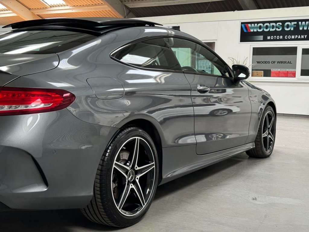 USED 2018 18 MERCEDES-BENZ C-CLASS 3.0 AMG C 43 4MATIC PREMIUM 2d 362 BHP PANROOF+SPORTS EXHAUST+PREMIUM