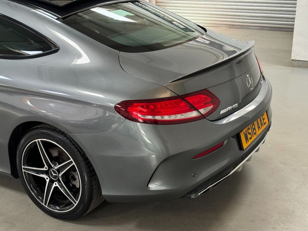 USED 2018 18 MERCEDES-BENZ C-CLASS 3.0 AMG C 43 4MATIC PREMIUM 2d 362 BHP PANROOF+SPORTS EXHAUST+PREMIUM