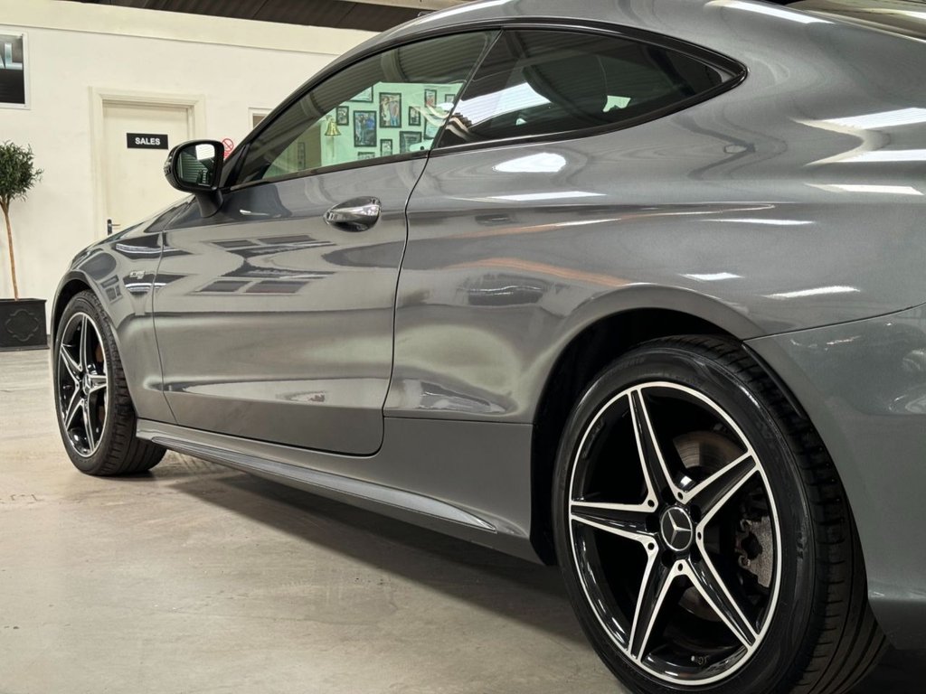USED 2018 18 MERCEDES-BENZ C-CLASS 3.0 AMG C 43 4MATIC PREMIUM 2d 362 BHP PANROOF+SPORTS EXHAUST+PREMIUM
