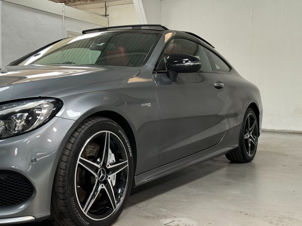 USED 2018 18 MERCEDES-BENZ C-CLASS 3.0 AMG C 43 4MATIC PREMIUM 2d 362 BHP PANROOF+SPORTS EXHAUST+PREMIUM