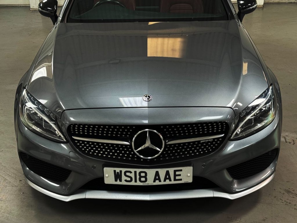 USED 2018 18 MERCEDES-BENZ C-CLASS 3.0 AMG C 43 4MATIC PREMIUM 2d 362 BHP PANROOF+SPORTS EXHAUST+PREMIUM