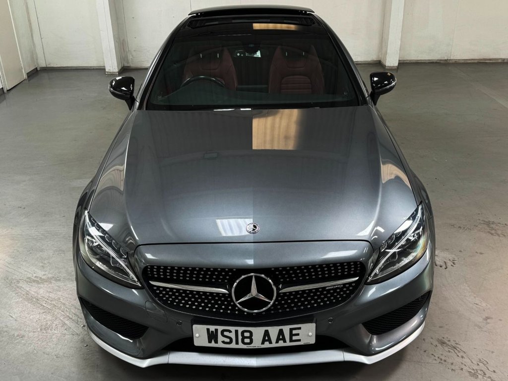 USED 2018 18 MERCEDES-BENZ C-CLASS 3.0 AMG C 43 4MATIC PREMIUM 2d 362 BHP PANROOF+SPORTS EXHAUST+PREMIUM