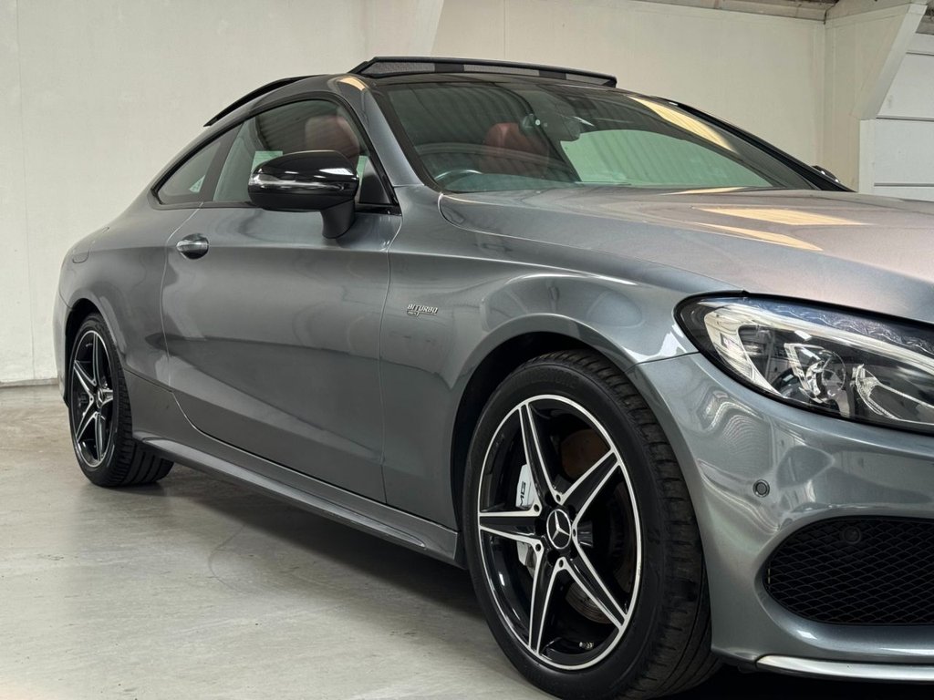 USED 2018 18 MERCEDES-BENZ C-CLASS 3.0 AMG C 43 4MATIC PREMIUM 2d 362 BHP PANROOF+SPORTS EXHAUST+PREMIUM