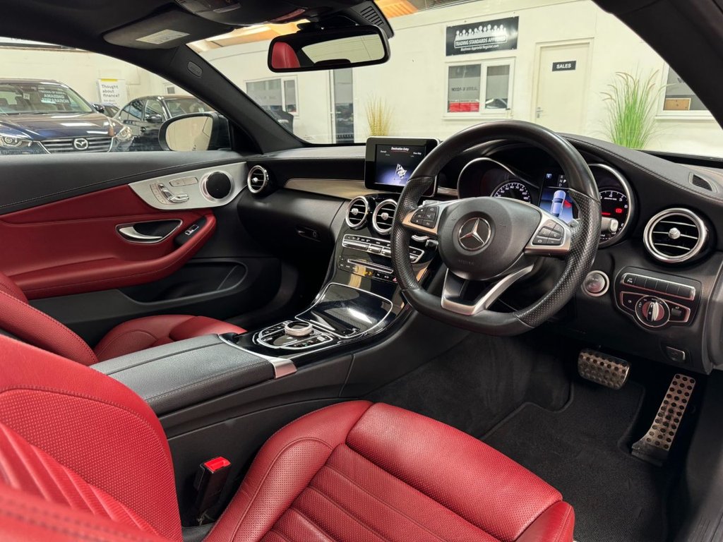 USED 2018 18 MERCEDES-BENZ C-CLASS 3.0 AMG C 43 4MATIC PREMIUM 2d 362 BHP PANROOF+SPORTS EXHAUST+PREMIUM
