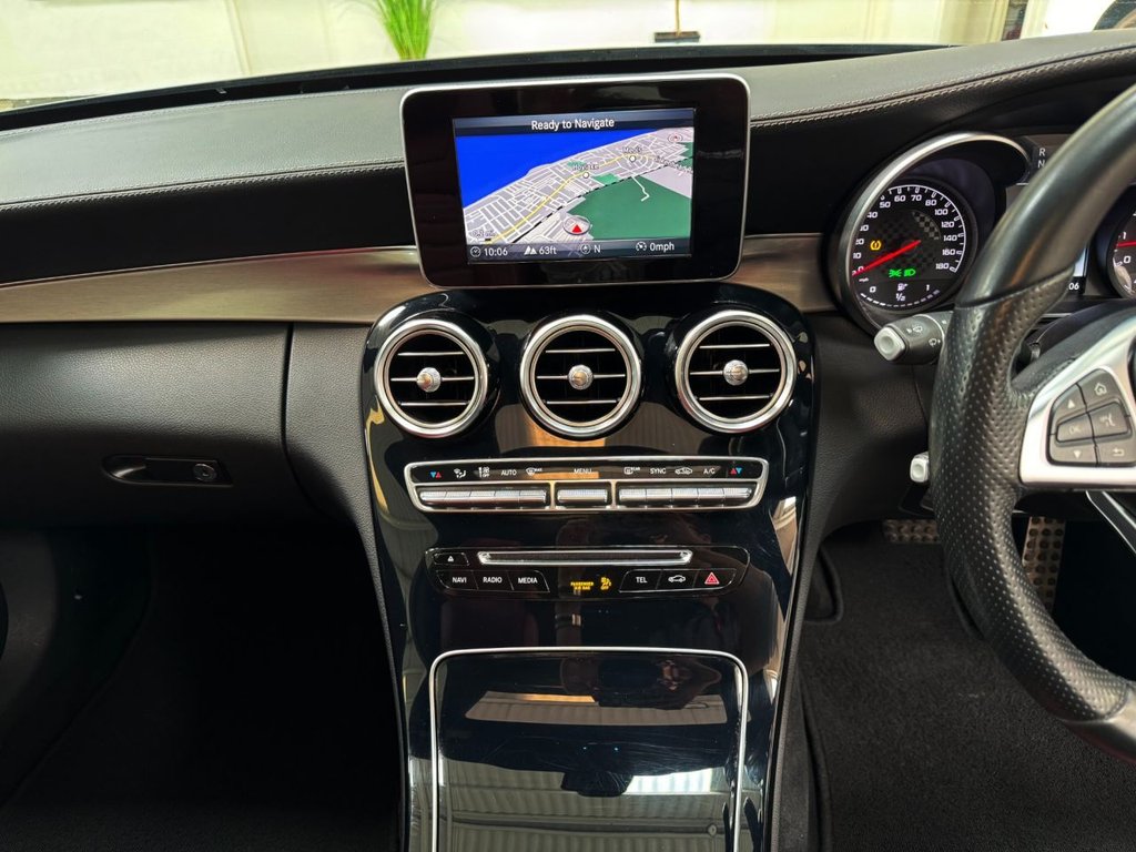 USED 2018 18 MERCEDES-BENZ C-CLASS 3.0 AMG C 43 4MATIC PREMIUM 2d 362 BHP PANROOF+SPORTS EXHAUST+PREMIUM