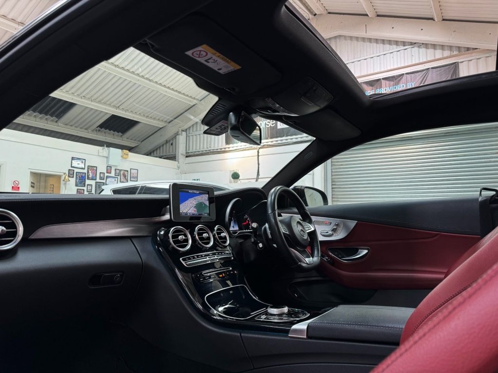 USED 2018 18 MERCEDES-BENZ C-CLASS 3.0 AMG C 43 4MATIC PREMIUM 2d 362 BHP PANROOF+SPORTS EXHAUST+PREMIUM