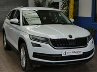 USED 2021 70 SKODA KODIAQ 1.5 SE L TSI 5d 148 BHP 7 SEATS SAT NAV PART LEATHER INTERIOR HEATED SEATS PARKING SENSORS 1 OWNER SERVICE HISTORY 6 MONTHS GOLD WARRANTY