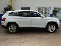 USED 2021 70 SKODA KODIAQ 1.5 SE L TSI 5d 148 BHP 7 SEATS SAT NAV PART LEATHER INTERIOR HEATED SEATS PARKING SENSORS 1 OWNER SERVICE HISTORY 6 MONTHS GOLD WARRANTY