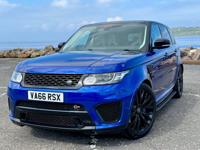 2017 66 Land Rover Range Rover Sport 5.0 V8 SVR 5d 543 BHP