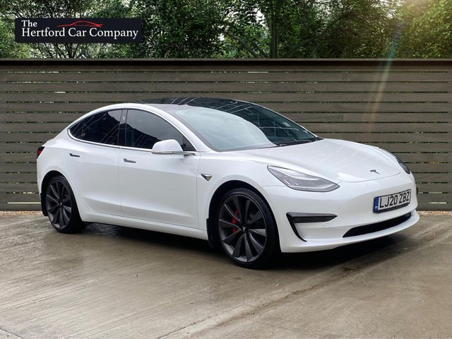 2020 20 Tesla Model 3 PERFORMANCE AWD 4d 483 BHP
