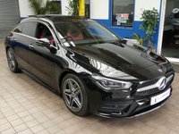 USED 2021 21 MERCEDES-BENZ CLA 1.3 CLA 180 AMG LINE PREMIUM PLUS 5d 135 BHP SAT NAV LEATHER HEATED SEATS PANORAMIC SUNROOF REAR CAMERA CRUISE CONTROL PARKING SENSORS 1 OWNER SERVICE HISTORY