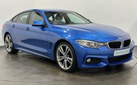 USED 2016 66 BMW 4 SERIES GRAN COUPE 2.0 420D M SPORT GRAN COUPE 4d 188 BHP Estoril Blue, Front Oyster Leather Sports Seats, M Sports Suspension, Navigation System, BMW Proffesional Multimedia