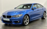USED 2016 66 BMW 4 SERIES GRAN COUPE 2.0 420D M SPORT GRAN COUPE 4d 188 BHP Estoril Blue, Front Oyster Leather Sports Seats, M Sports Suspension, Navigation System, BMW Proffesional Multimedia