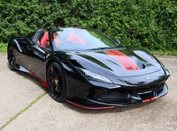 USED 2022 22 FERRARI F8 3.9 SPIDER 2d 711 BHP CARBON FIBRE RACING SEATS, ADAPTIVE LIGHTS, FRONT AXLE LIFT, FRONT END PAINT PROTECTION FILM, CARBON FIBRE DRIVERS ZONE, CAVALLINO STITCHED ON HEADRESTS, RACING SEAT LIFTER, WARRANTY TO JUNE 2026, 7 YEAR SERVICE PACK.