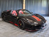 USED 2022 22 FERRARI F8 3.9 SPIDER 2d 711 BHP CARBON FIBRE RACING SEATS, ADAPTIVE LIGHTS, FRONT AXLE LIFT, FRONT END PAINT PROTECTION FILM, CARBON FIBRE DRIVERS ZONE, CAVALLINO STITCHED ON HEADRESTS, RACING SEAT LIFTER, WARRANTY TO JUNE 2026, 7 YEAR SERVICE PACK.