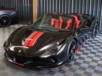 USED 2022 22 FERRARI F8 3.9 SPIDER 2d 711 BHP CARBON FIBRE RACING SEATS, ADAPTIVE LIGHTS, FRONT AXLE LIFT, FRONT END PAINT PROTECTION FILM, CARBON FIBRE DRIVERS ZONE, CAVALLINO STITCHED ON HEADRESTS, RACING SEAT LIFTER, WARRANTY TO JUNE 2026, 7 YEAR SERVICE PACK.