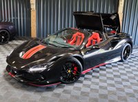 USED 2022 22 FERRARI F8 3.9 SPIDER 2d 711 BHP CARBON FIBRE RACING SEATS, ADAPTIVE LIGHTS, FRONT AXLE LIFT, FRONT END PAINT PROTECTION FILM, CARBON FIBRE DRIVERS ZONE, CAVALLINO STITCHED ON HEADRESTS, RACING SEAT LIFTER, WARRANTY TO JUNE 2026, 7 YEAR SERVICE PACK.
