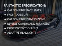 USED 2022 22 FERRARI F8 3.9 SPIDER 2d 711 BHP CARBON FIBRE RACING SEATS, ADAPTIVE LIGHTS, FRONT AXLE LIFT, FRONT END PAINT PROTECTION FILM, CARBON FIBRE DRIVERS ZONE, CAVALLINO STITCHED ON HEADRESTS, RACING SEAT LIFTER, WARRANTY TO JUNE 2026, 7 YEAR SERVICE PACK.