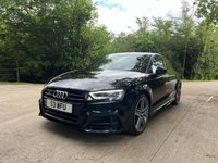 USED 2017 67 AUDI A3 2.0 S3 TFSI QUATTRO BLACK EDITION 4d 306 BHP ZERO DEPOSIT FINANCE AVAILABLE