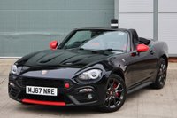 USED 2018 67 ABARTH 124 1.4L SPIDER MULTIAIR 2d 168 BHP **NOW SOLD**