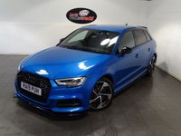 USED 2019 19 AUDI A3 2.0 S3 SPORTBACK TFSI QUATTRO BLACK EDITION 5d 296 BHP SUPER SPORTS SEATS RED BRAKE CALIPERS
